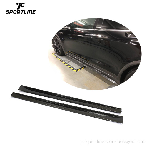 RZ Style Carbon Fiber Side Skirts for Tesla Model X 75D/90D/P90D/100D/P100D (2016-2018)